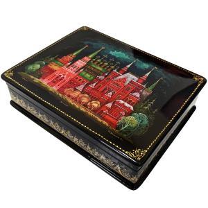 Casket "Moscow" with 4 caskets, Palekh